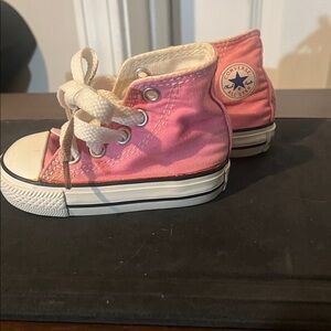 EUC Converse Baby Pink High-Top Sneakers Size 3